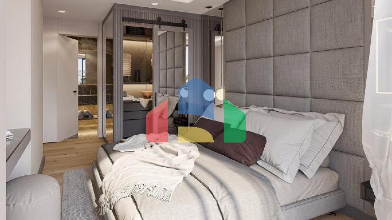 Квартира 2+1 с видом на море в Стамбуле