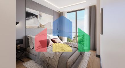 Квартира 2+1 с видом на море в Стамбуле