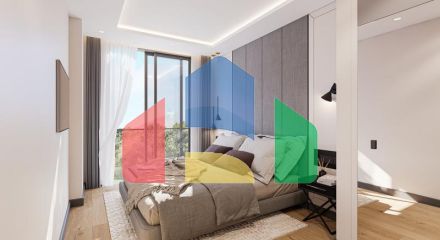 Квартира 2+1 с видом на море в Стамбуле