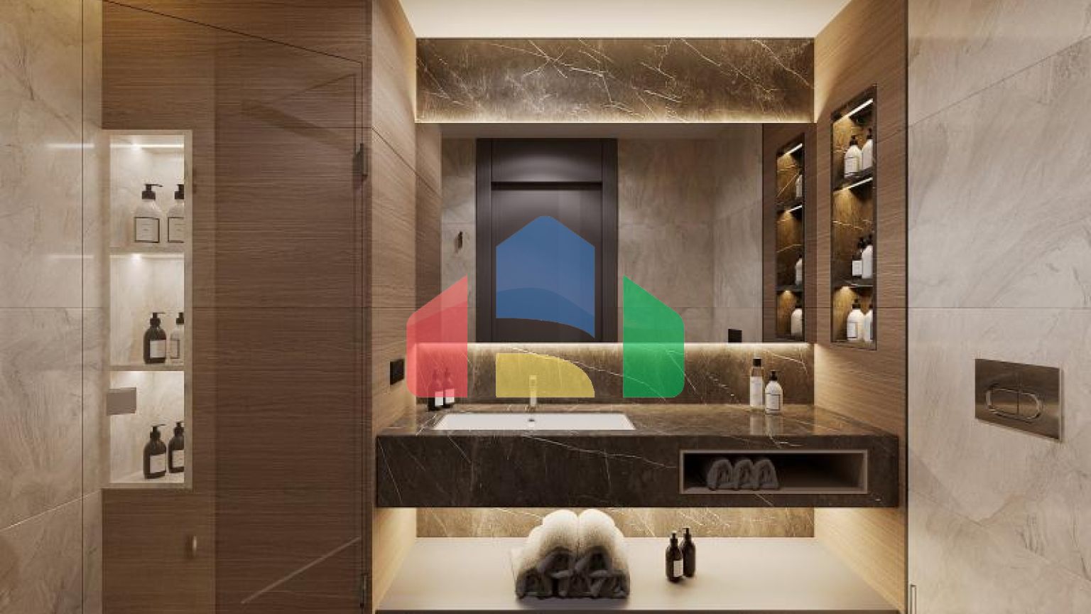 Квартира 2+1 с видом на море в Стамбуле