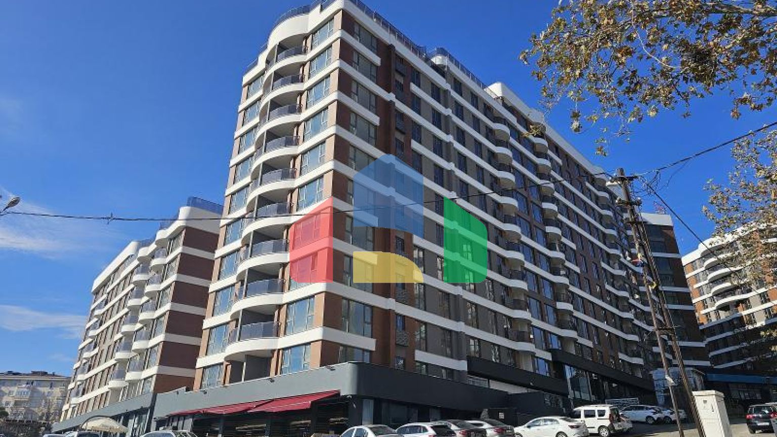 Квартира 1+1 с видом на море в Стамбуле