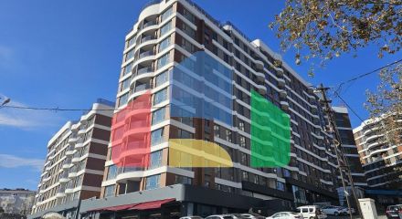 Квартира 1+1 с видом на море в Стамбуле