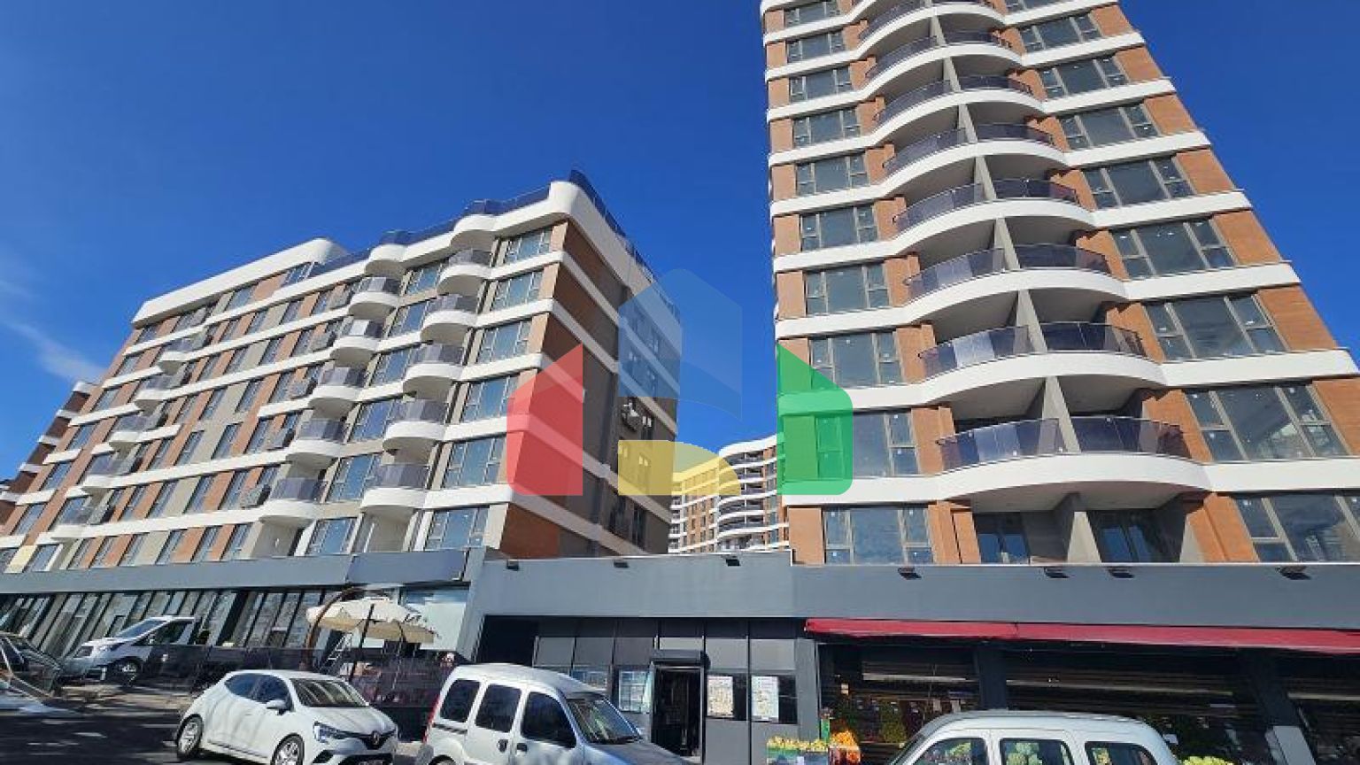 Квартира 1+1 с видом на море в Стамбуле