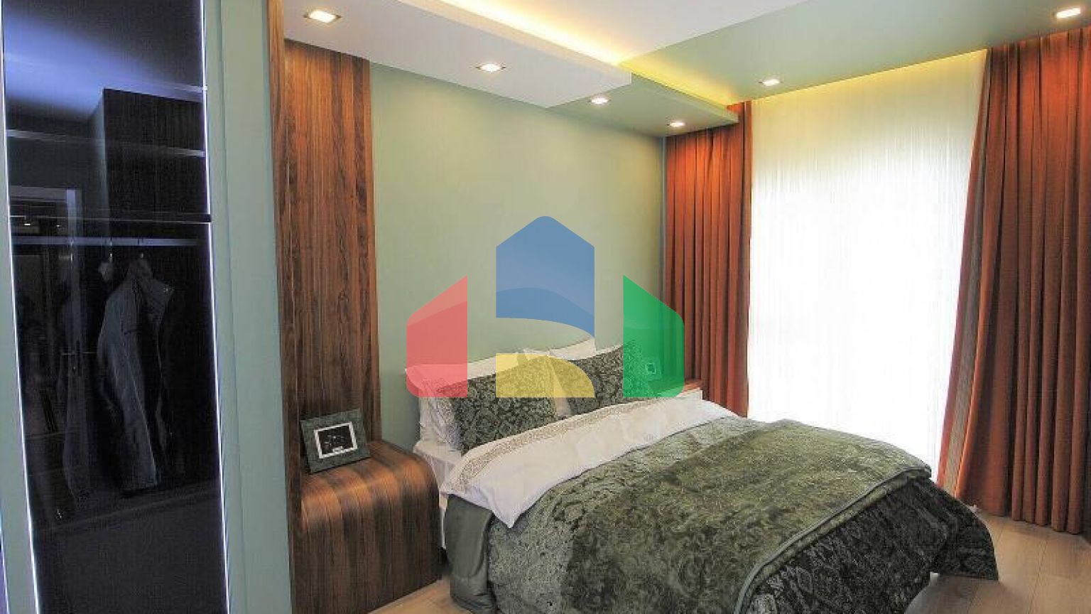 Квартира 1+1 с видом на море в Стамбуле