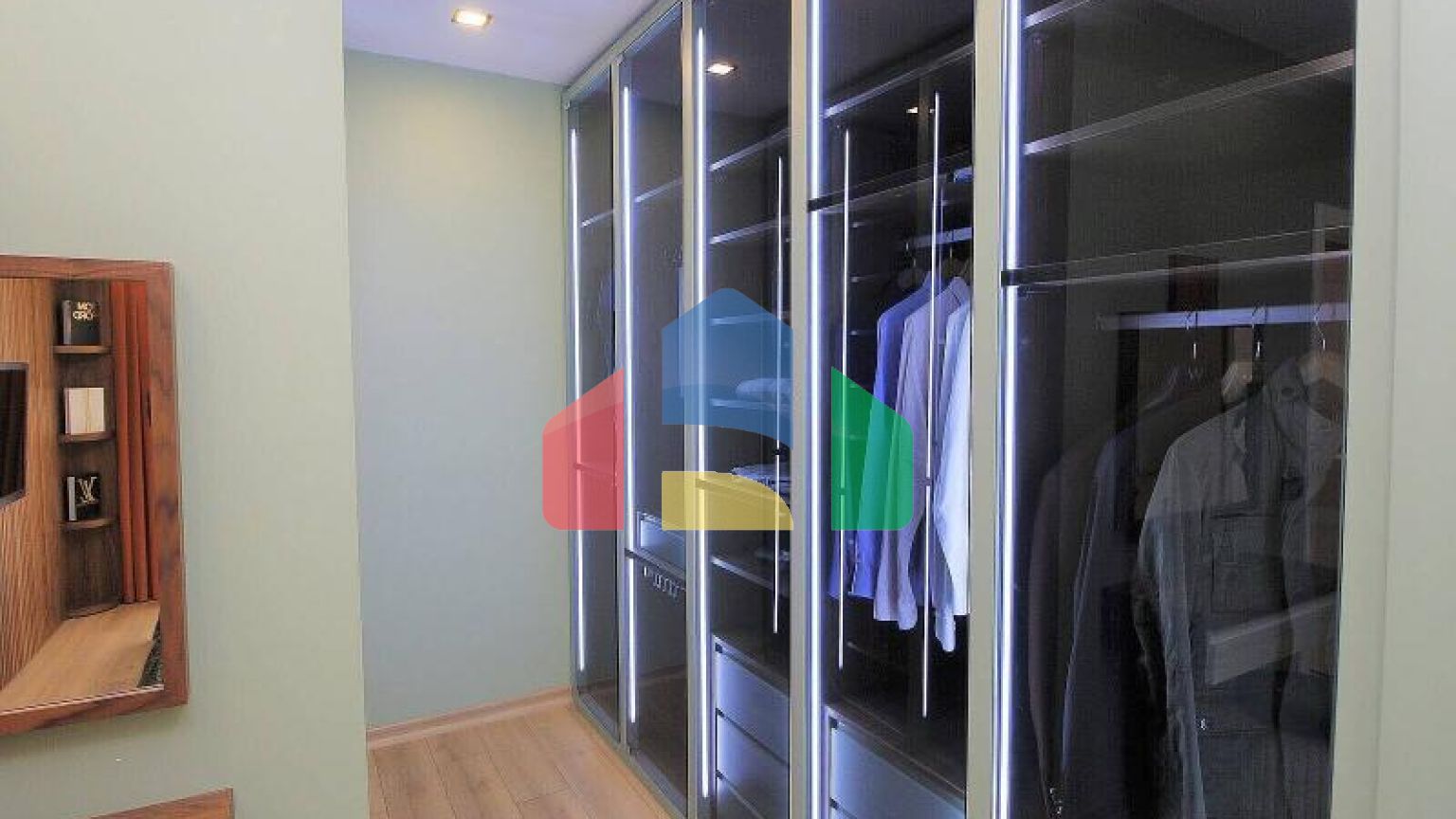 Квартира 1+1 с видом на море в Стамбуле