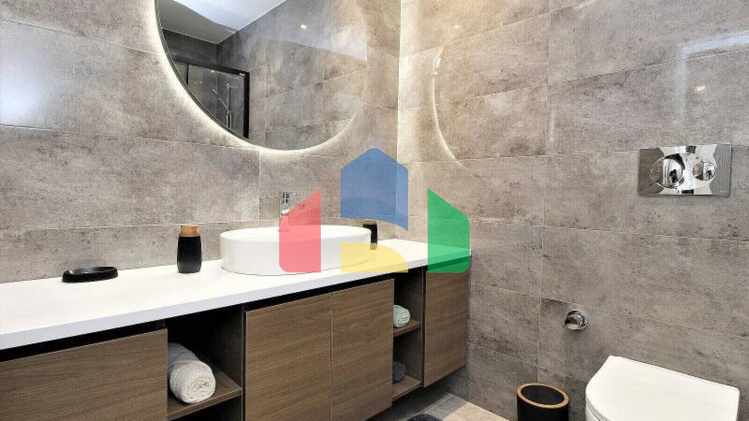 Квартира 1+1 с видом на море в Стамбуле