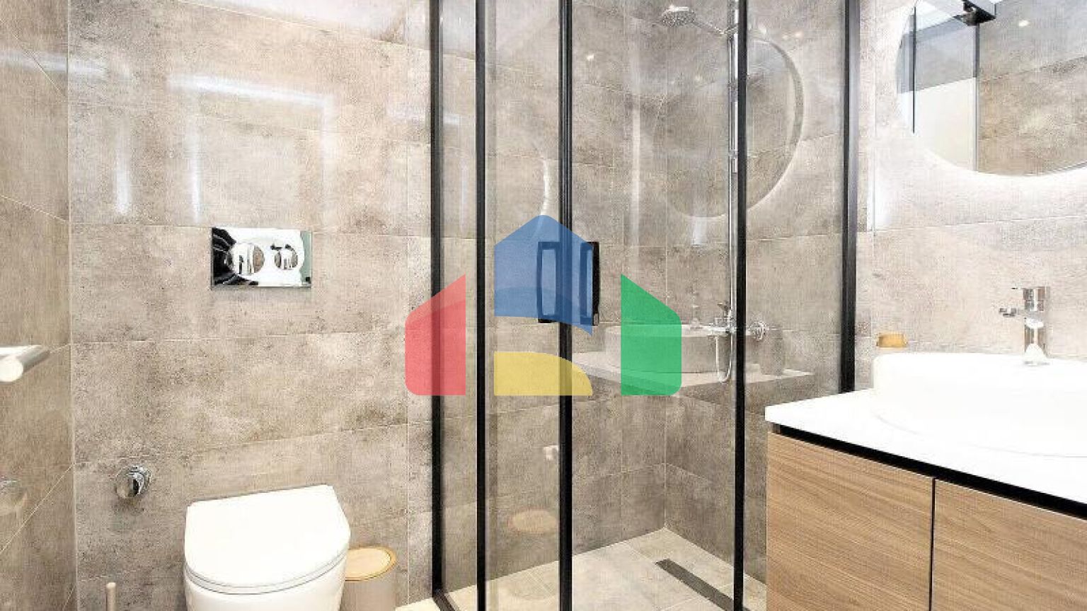 Квартира 1+1 с видом на море в Стамбуле