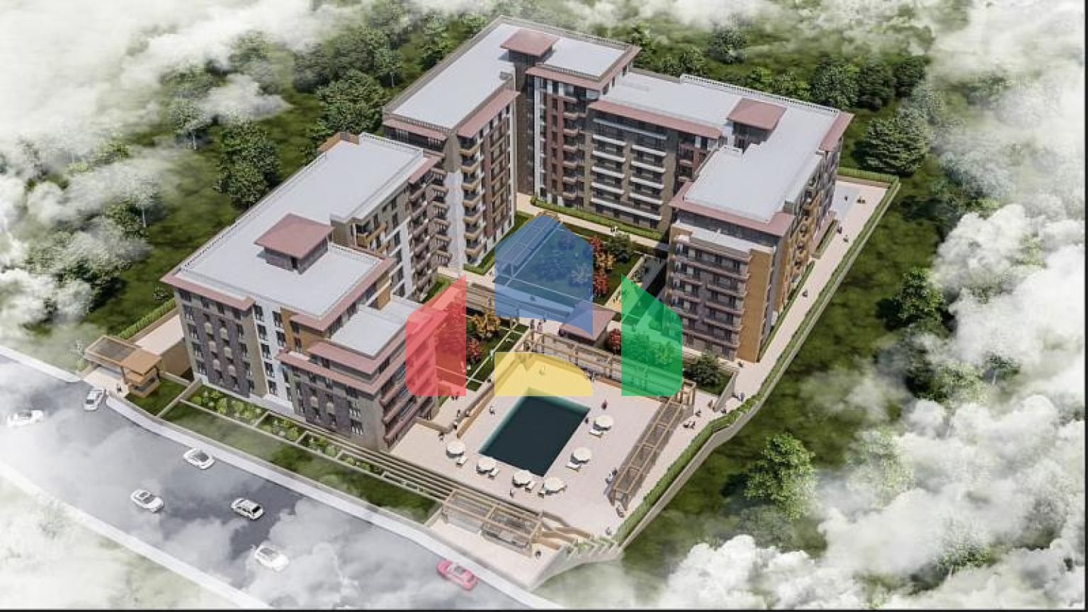 Квартира 3+1 с видом на море в Стамбуле