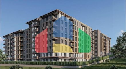 Квартира 3+1 с видом на море в Стамбуле