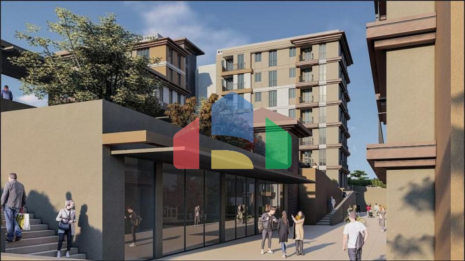 Квартира 3+1 с видом на море в Стамбуле