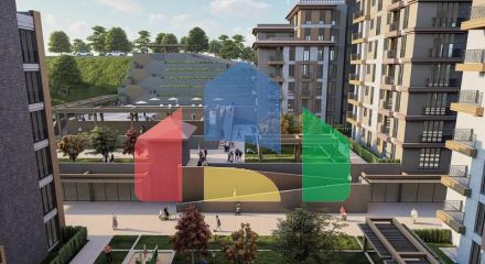 Квартира 3+1 с видом на море в Стамбуле