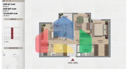 Квартира 3+1 с видом на море в Стамбуле