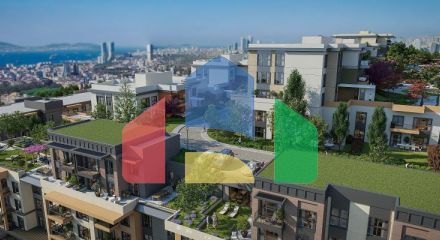 Квартира 3+1 с видом на море в Стамбуле