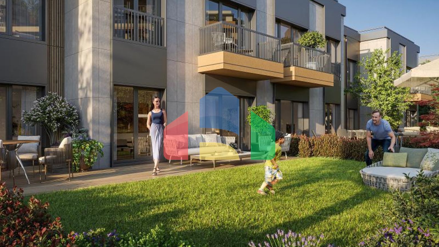 Квартира 3+1 с видом на море в Стамбуле