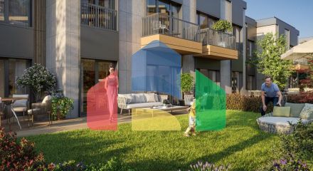 Квартира 3+1 с видом на море в Стамбуле