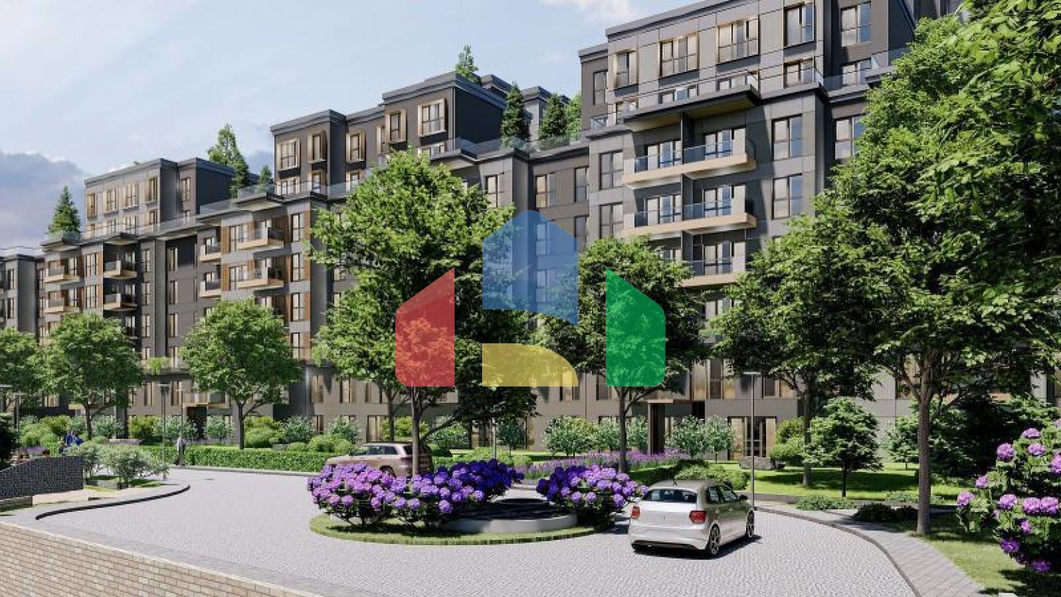 Квартира 3+1 с видом на море в Стамбуле