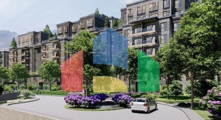 Квартира 3+1 с видом на море в Стамбуле