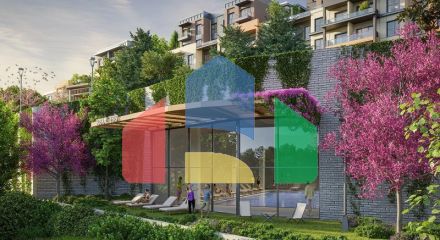 Квартира 3+1 с видом на море в Стамбуле