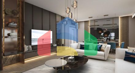 Квартира 3+1 с видом на море в Стамбуле