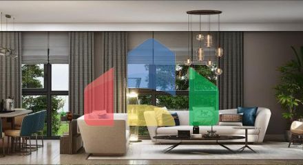 Квартира 3+1 с видом на море в Стамбуле