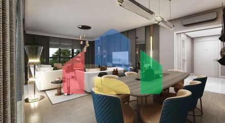 Квартира 3+1 с видом на море в Стамбуле