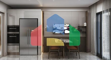 Квартира 3+1 с видом на море в Стамбуле