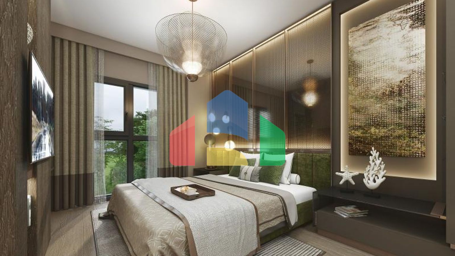 Квартира 3+1 с видом на море в Стамбуле