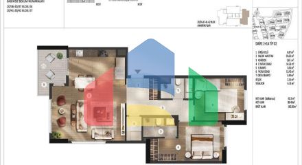 Квартира 3+1 с видом на море в Стамбуле