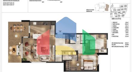 Квартира 3+1 с видом на море в Стамбуле