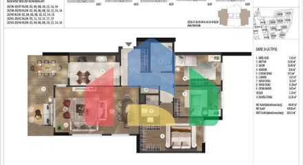 Квартира 3+1 с видом на море в Стамбуле