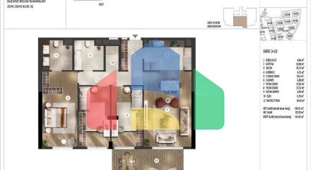 Квартира 3+1 с видом на море в Стамбуле