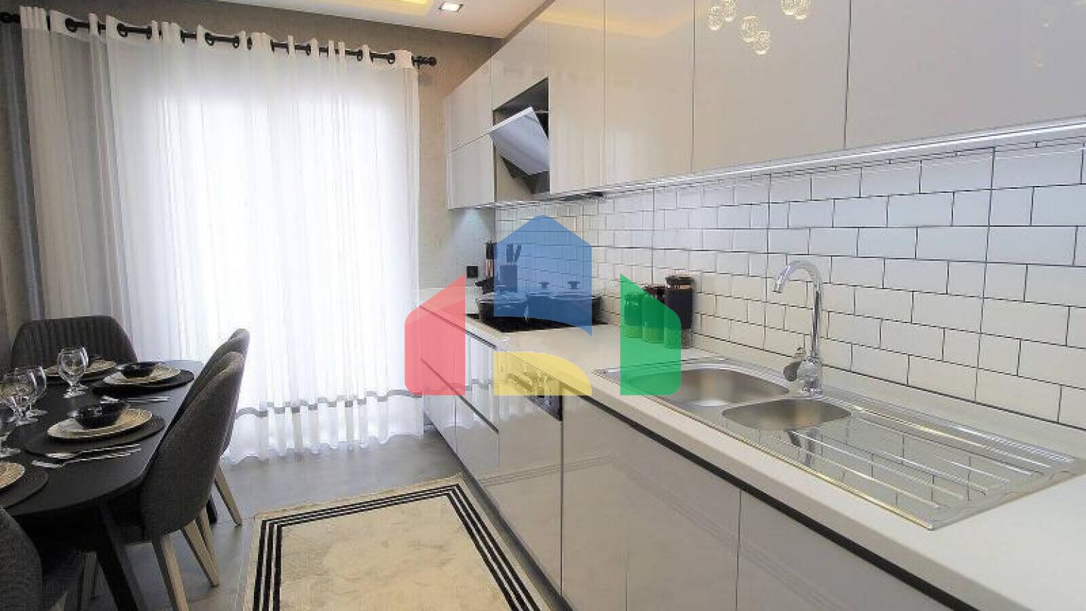 Квартира 2+1 с видом на море в Стамбуле