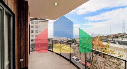 Квартира 2+1 с видом на море в Стамбуле