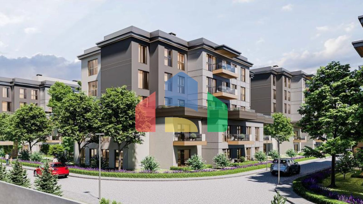 Квартира 2+1 с видом на море в Стамбуле