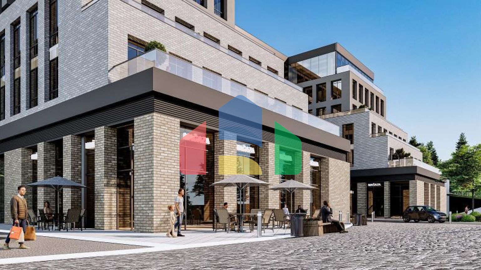 Квартира 2+1 с видом на море в Стамбуле