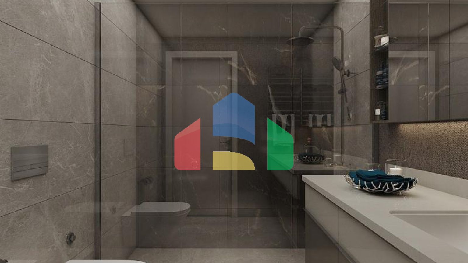 Квартира 2+1 с видом на море в Стамбуле