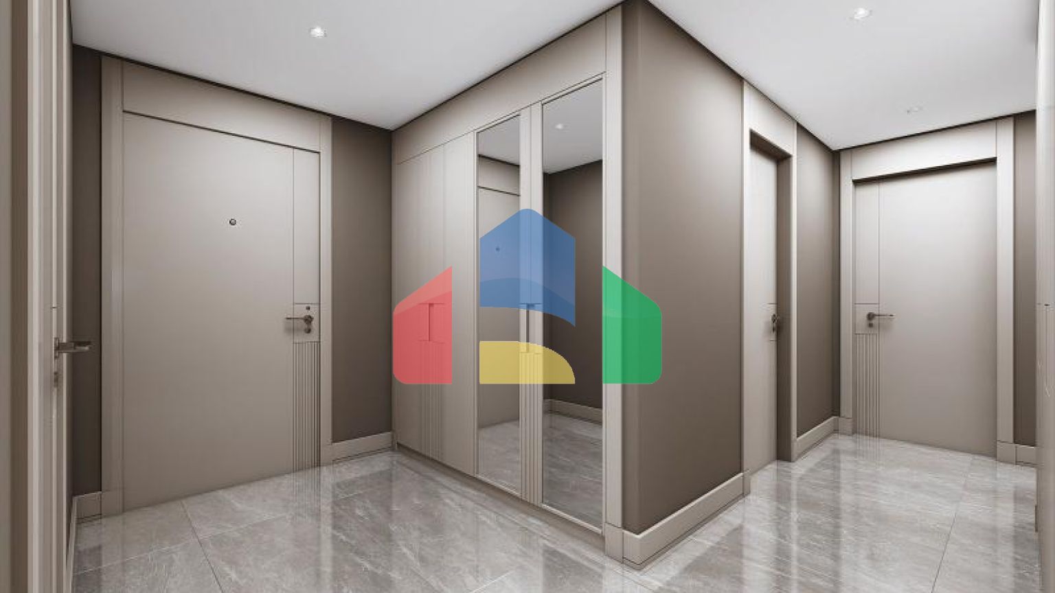 Квартира 2+1 с видом на море в Стамбуле