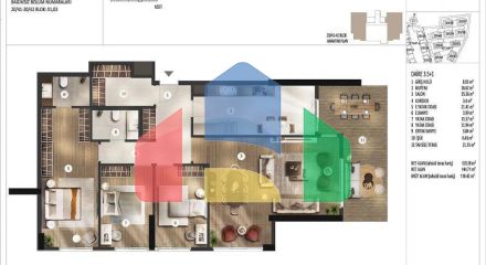 Квартира 2+1 с видом на море в Стамбуле Квартира 2+1 с видом на море в Стамбуле