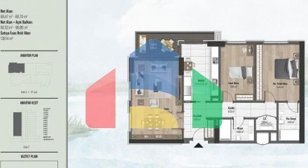 Квартира 1+1 в Стамбуле