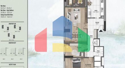 Квартира 1+1 в Стамбуле