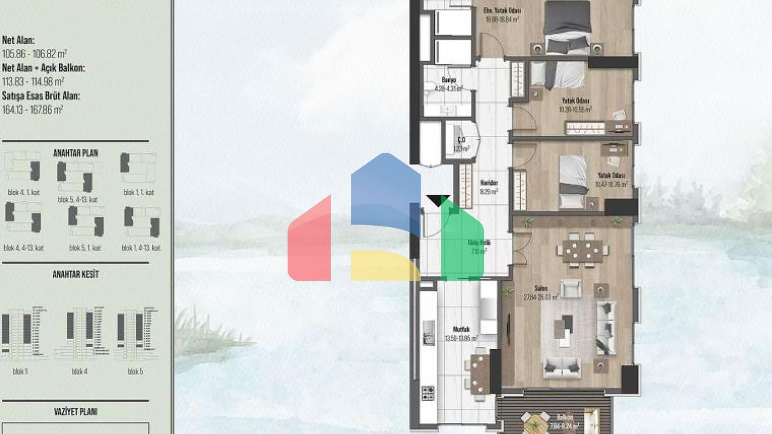 Квартира 1+1 в Стамбуле