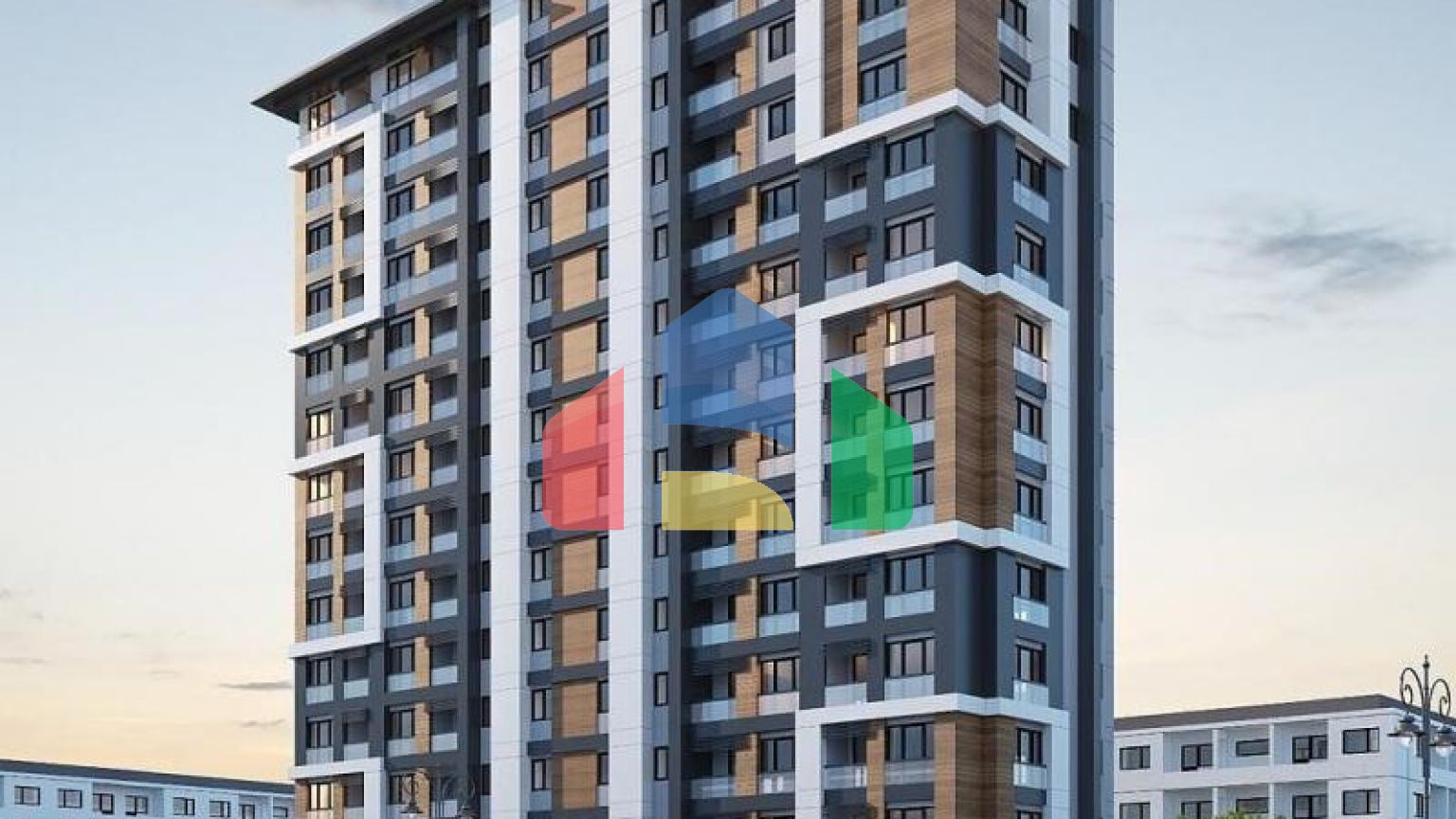 Квартира 1+1 с видом на море в Стамбуле