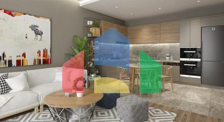 Квартира 1+1 с видом на море в Стамбуле Квартира 1+1 с видом на море в Стамбуле