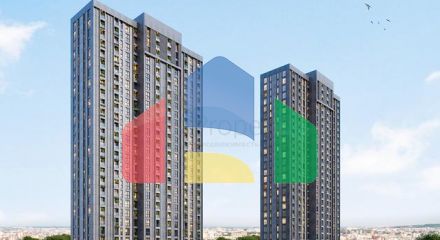 Modern residential complex under construction in the new Kadikoy business district