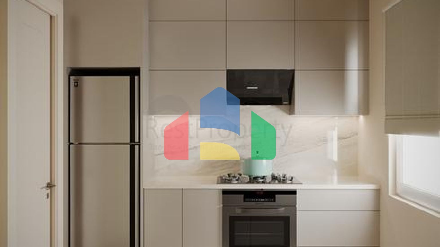 Сучасні житловий комплекс на стадії будівництва в новому бізнес районі Кадикей