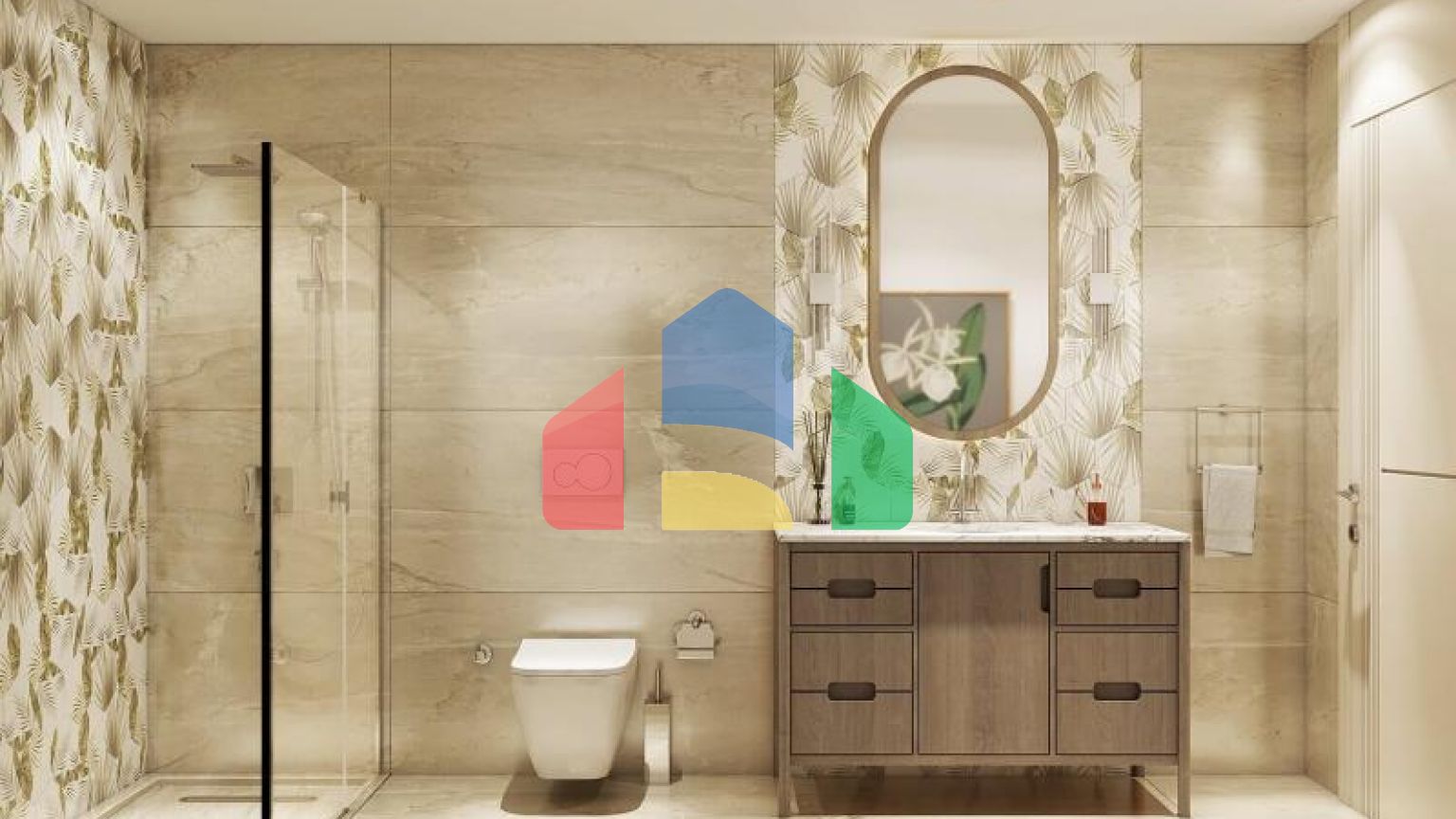 Квартира 1+1 с видом на море в Стамбуле