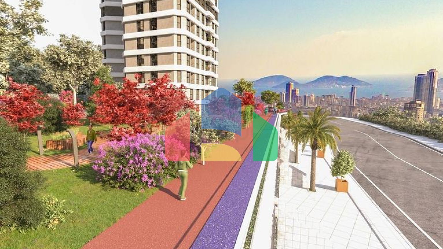 ЖК на найвищому пагорбі Стамбула, з видом на Принцеві острови