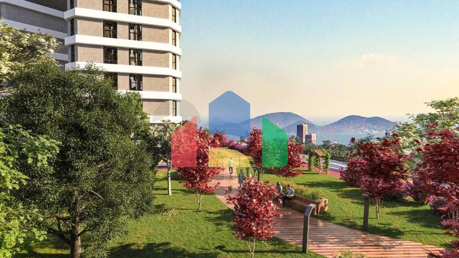 ЖК на найвищому пагорбі Стамбула, з видом на Принцеві острови