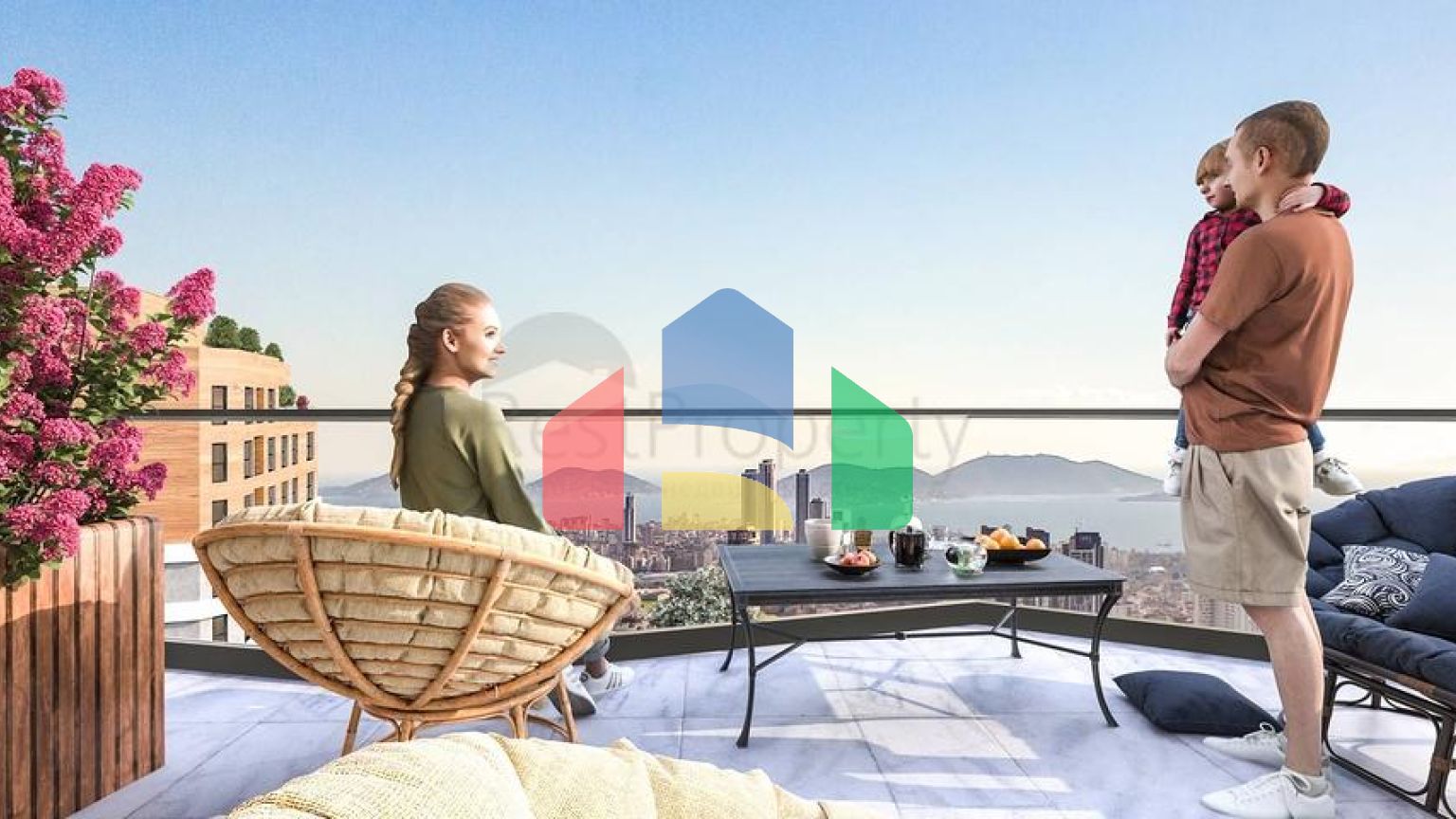 ЖК на найвищому пагорбі Стамбула, з видом на Принцеві острови