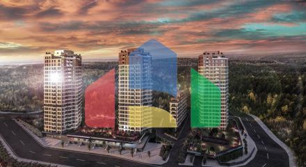 ЖК на найвищому пагорбі Стамбула, з видом на Принцеві острови